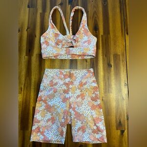 Skatie Set Holland Matching Georgie Sports Bra & Cece Bike Short Size Small